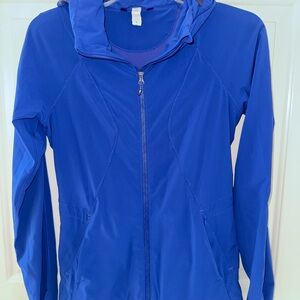 Lululemon Daily Practice Jacket Sapphire Blue size 2 EUC